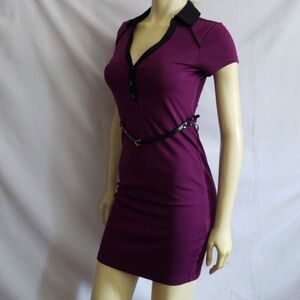 New GUESS WOMENS PURPLE DRESS SZ S